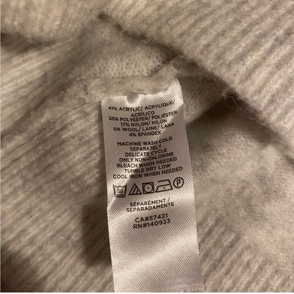 LOFT snuggle cat sweater - Picture 5 of 5